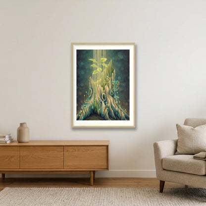 A Living Memory — 24×31" Oak Frame