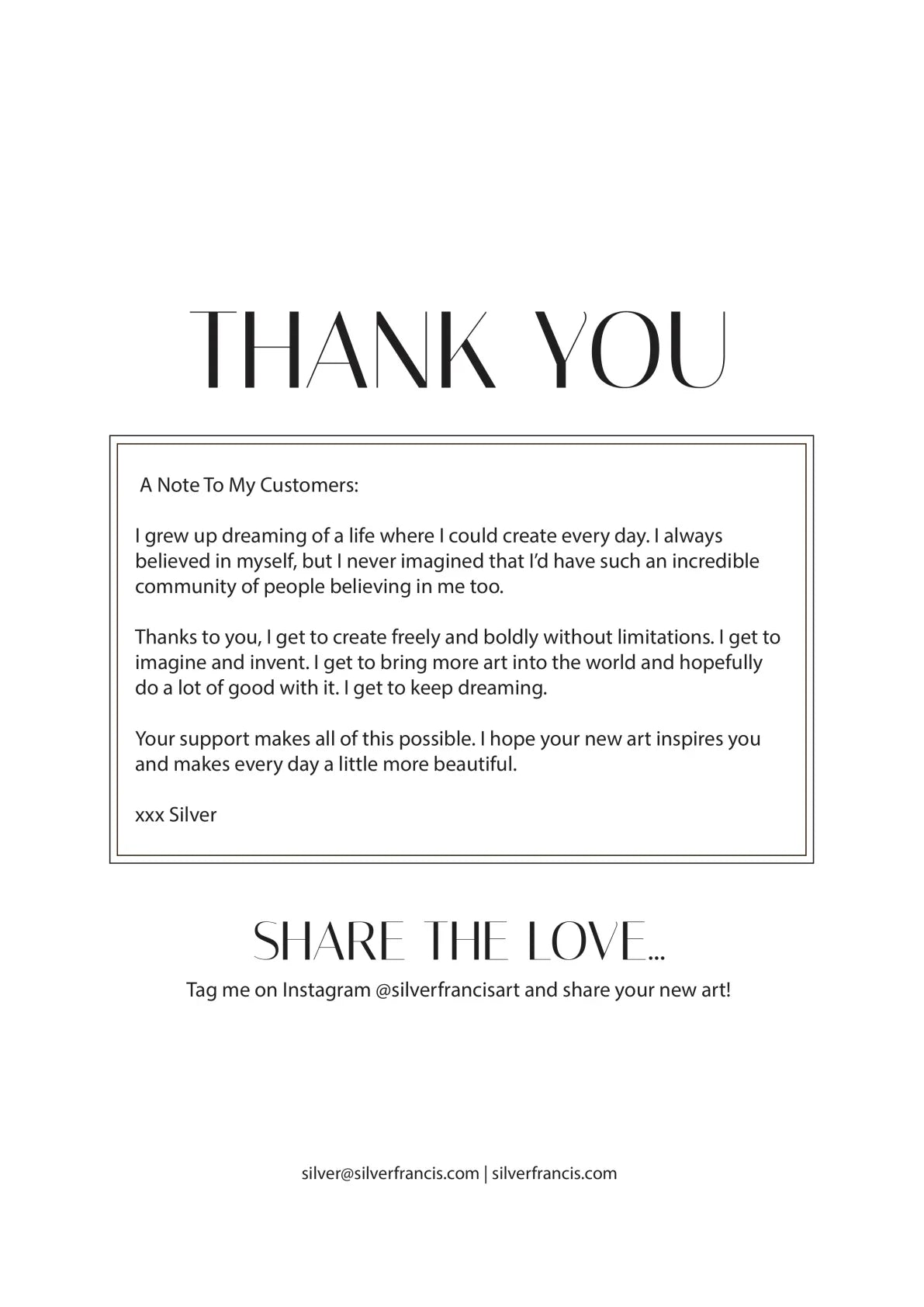 Dawn — A letter from the artist