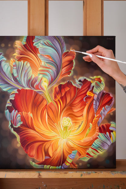 Rainbow Tulips