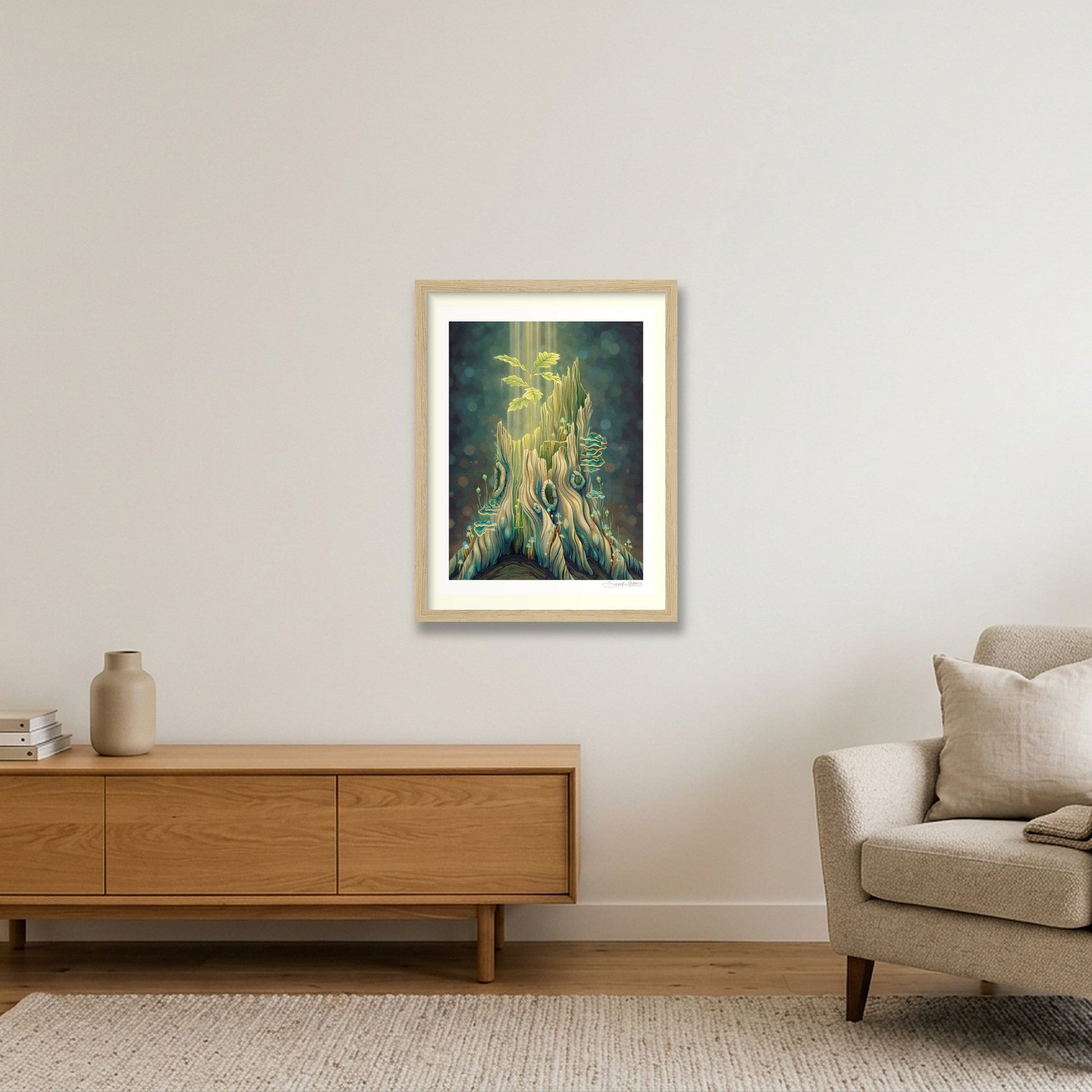 A Living Memory — 12×16" Oak Frame