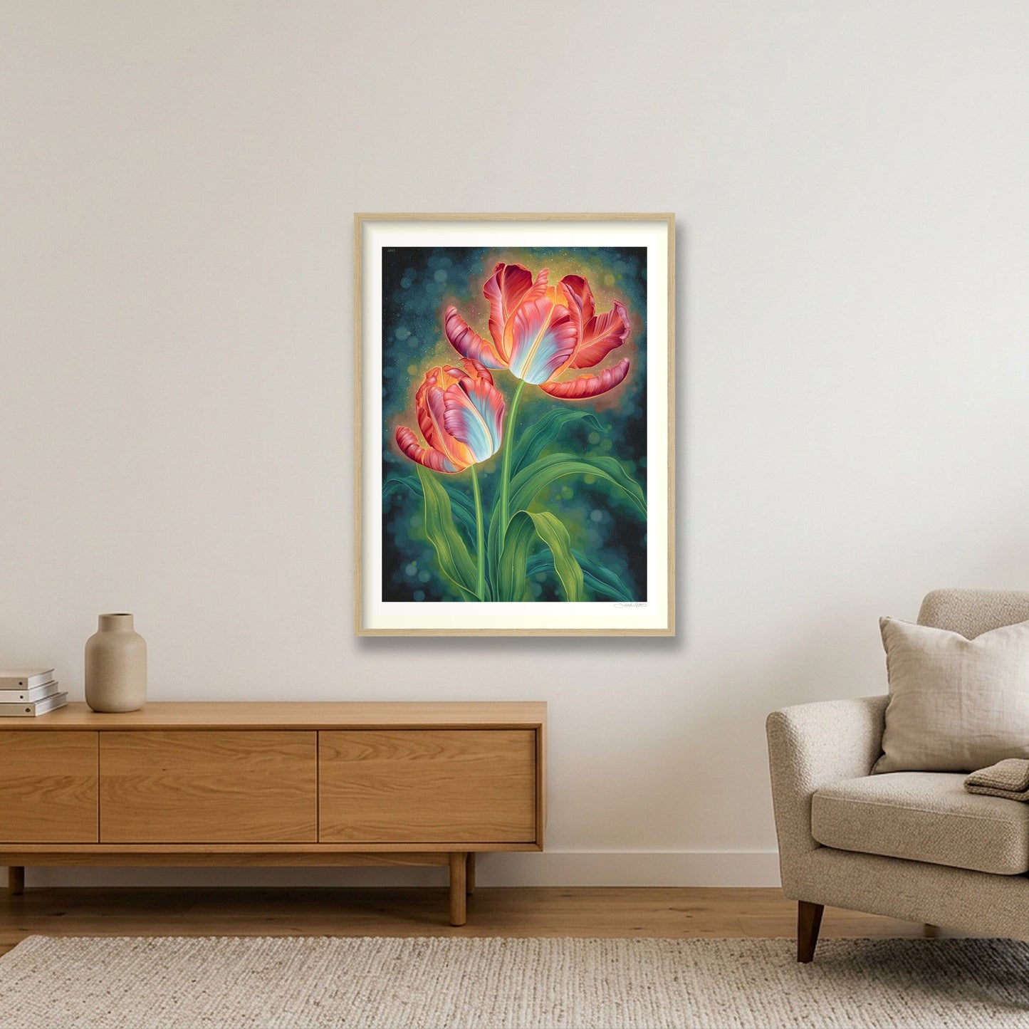 Abundance — 24×31" Oak Frame